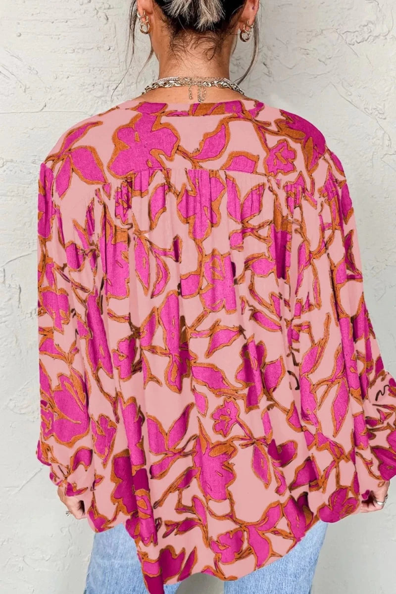 Marrakech Print Blouse - Brick + Boho