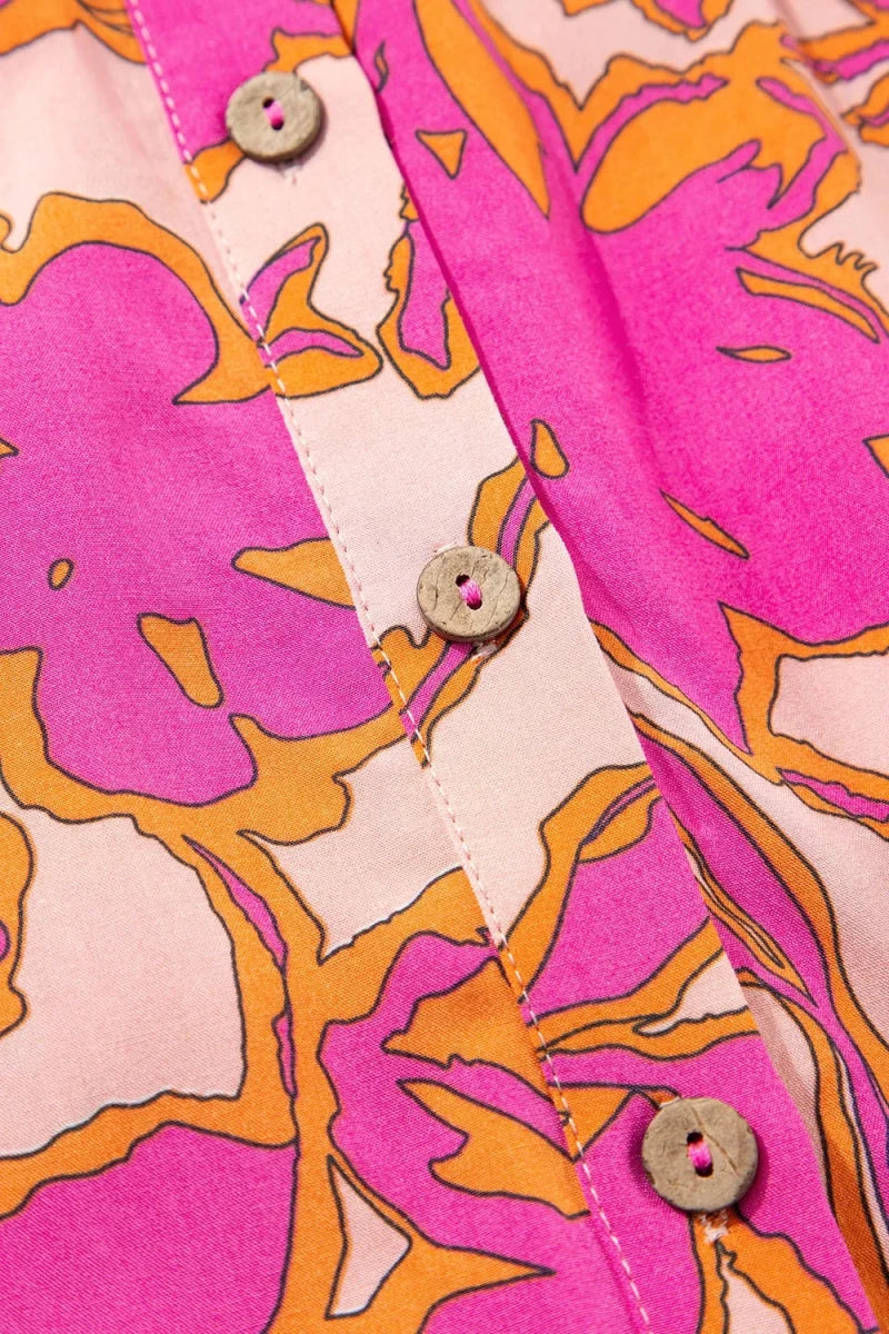 Marrakech Print Blouse - Brick + Boho