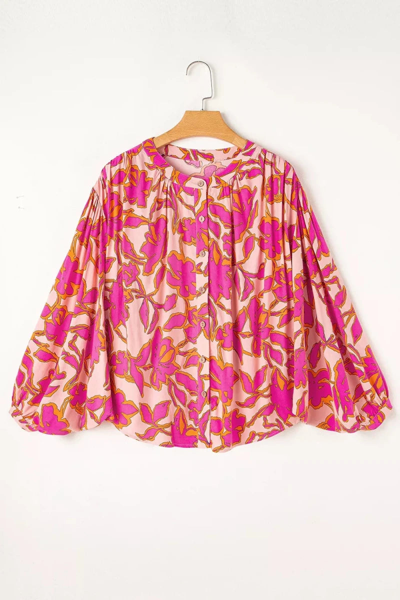 Marrakech Print Blouse - Brick + Boho