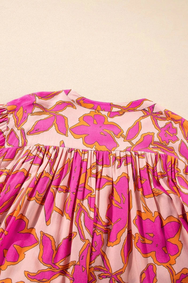 Marrakech Print Blouse - Brick + Boho