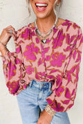 Marrakech Print Blouse - Brick + Boho