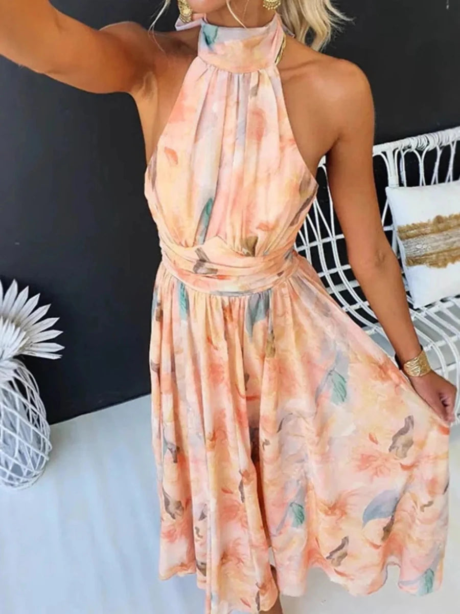 Masonry Terracotta Tiered Maxi - Brick + Boho