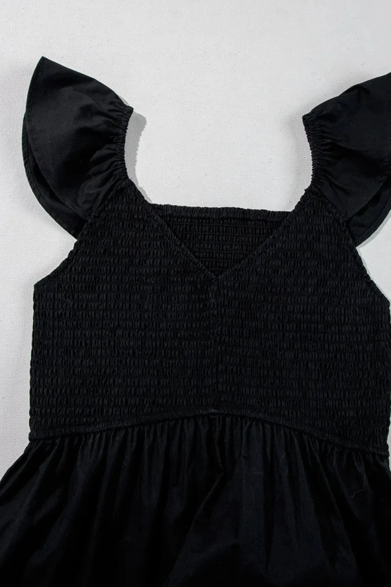 Metropolitan Ruffle Cap Maxi - Brick + Boho