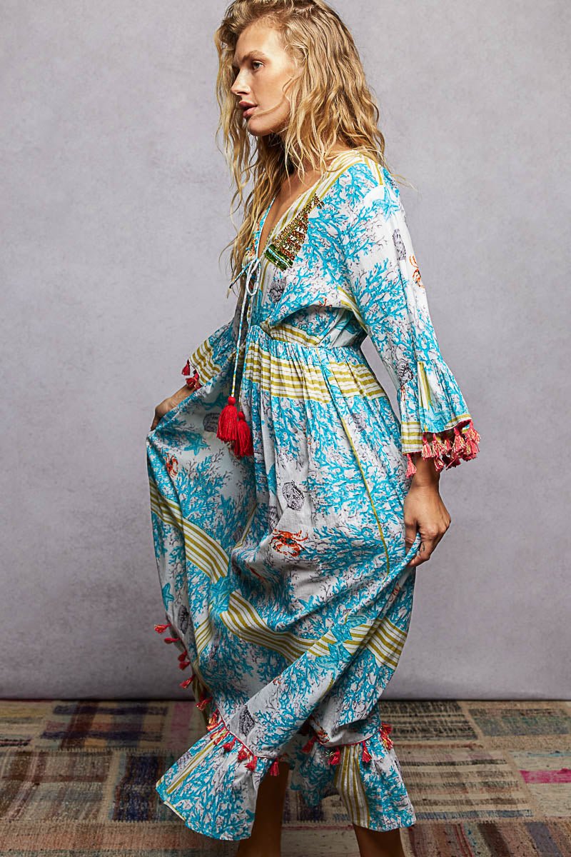 Mirage Boho Maxi - Brick + Boho