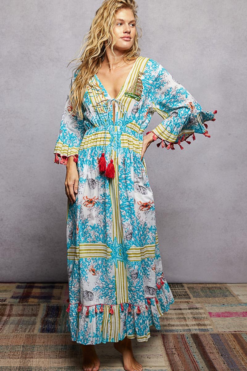 Mirage Boho Maxi - Brick + Boho