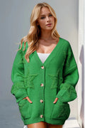 Monolith Knit Cardigan - Brick + Boho