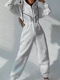 Moon Bound Hooded Jumpsuit - Brick + Boho