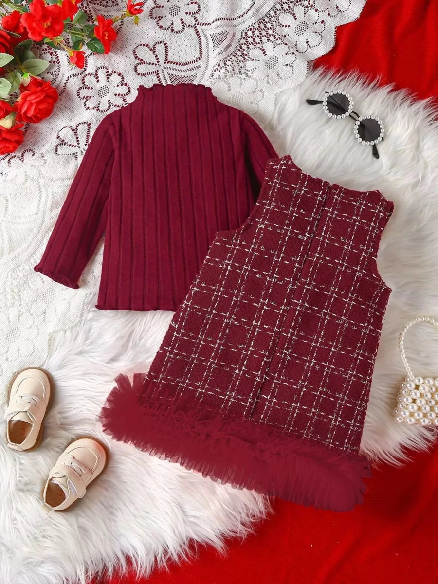 Moonage Daydream Ribbed Set - Brick + Boho