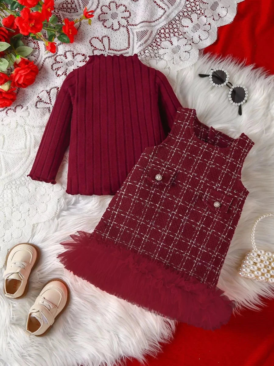 Moonage Daydream Ribbed Set - Brick + Boho