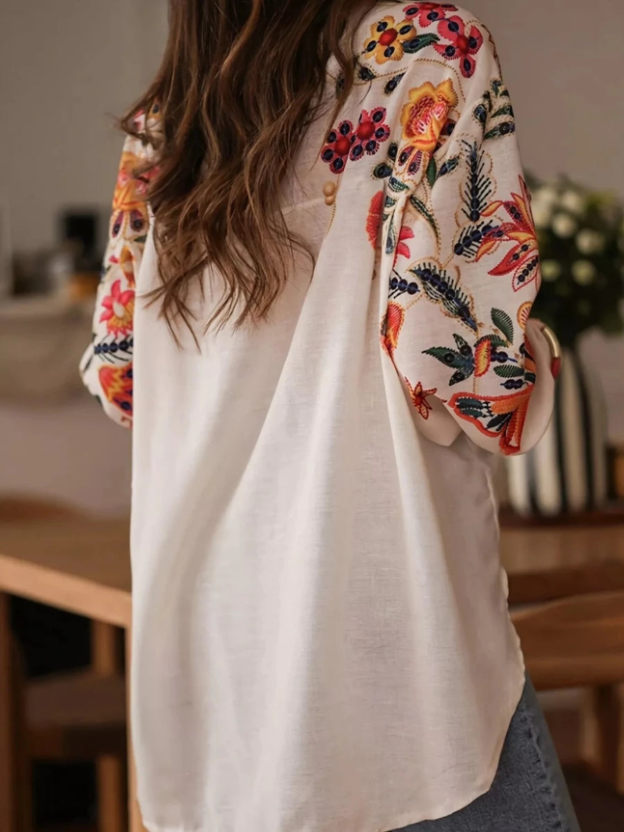 Night Moves Blouse - Brick + Boho