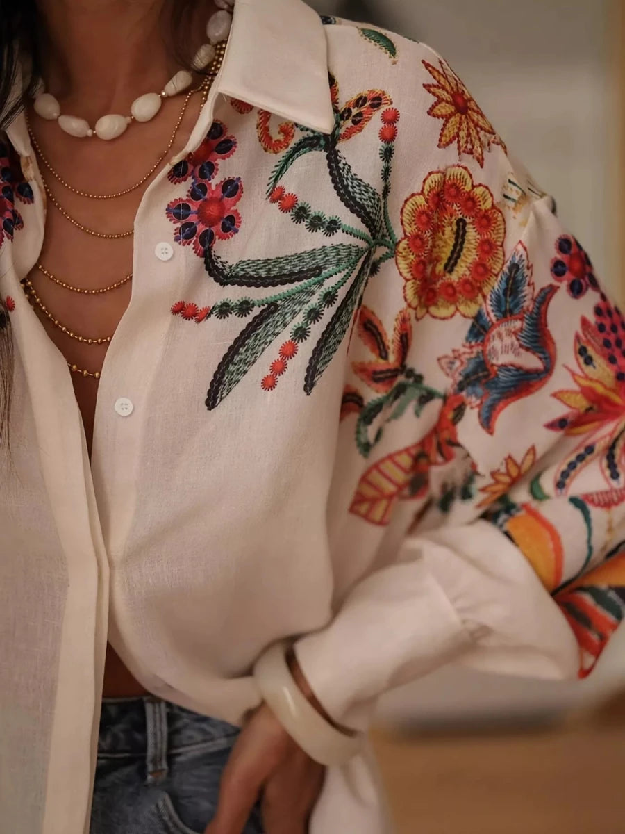 Night Moves Blouse - Brick + Boho