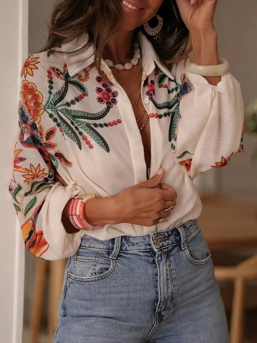 Night Moves Blouse - Brick + Boho