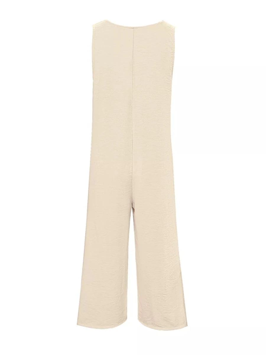 Nightbird Oasis Wide Jumpsuit - Brick + Boho