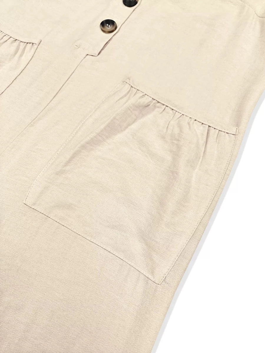 Nightbird Oasis Wide Jumpsuit - Brick + Boho