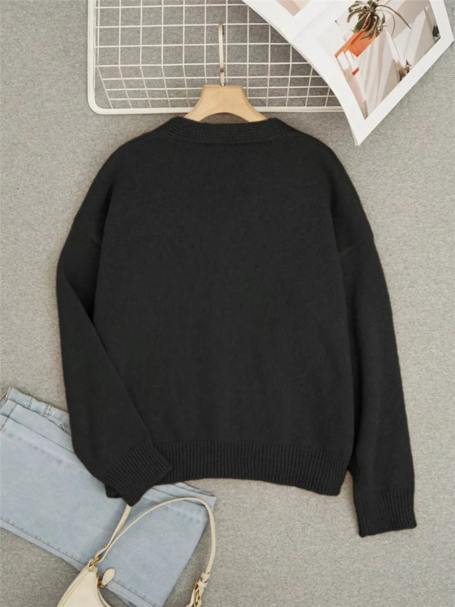 Nightbird Ocre Cardigan - Brick + Boho