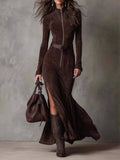 Noble Meridian Maxi - Brick + Boho