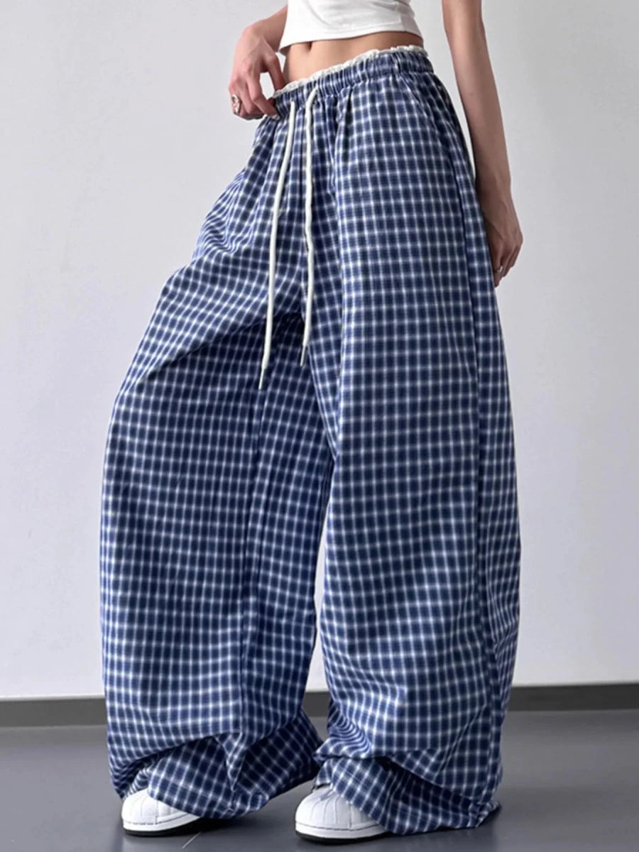 Obelisk Striped Palazzo Pants - Brick + Boho