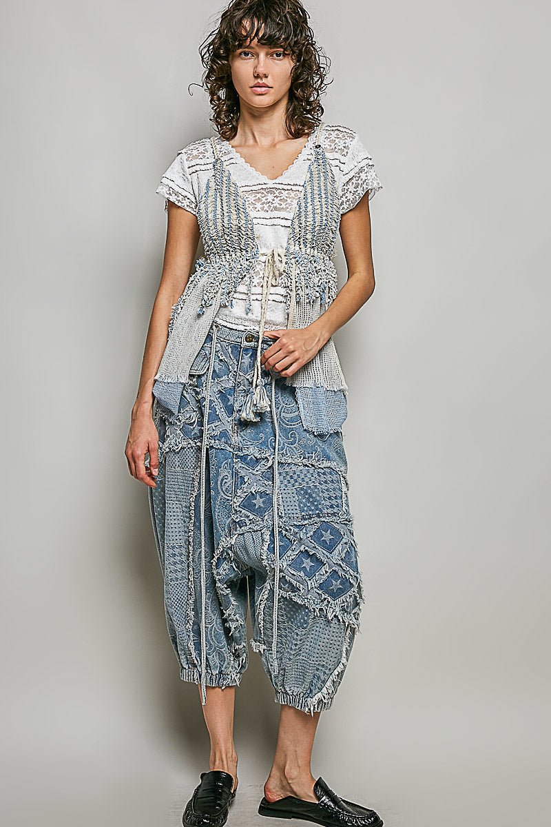 Ocean Cross - Back Top - Brick + Boho