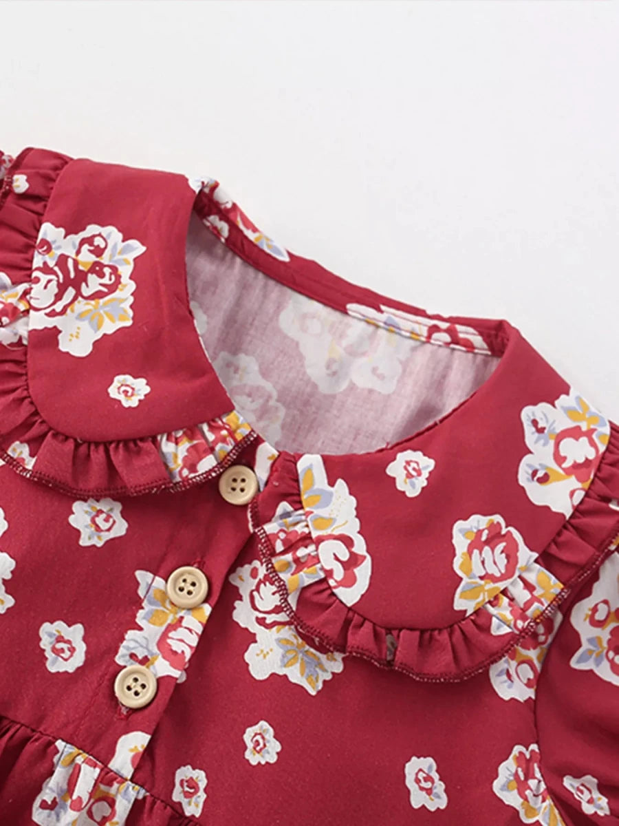 Oceanic Ruffled Flutter - Brick + Boho