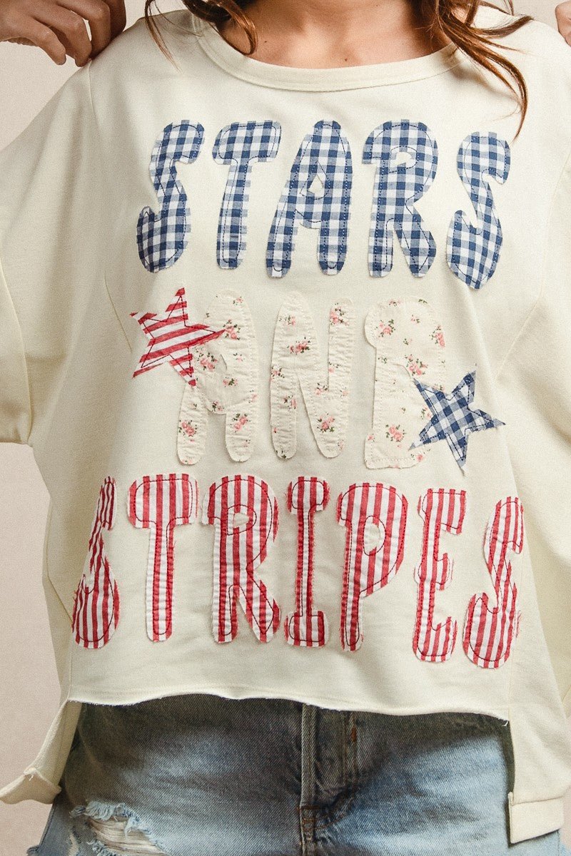Oh Beautiful For Spacious Skies Tee - Brick + Boho