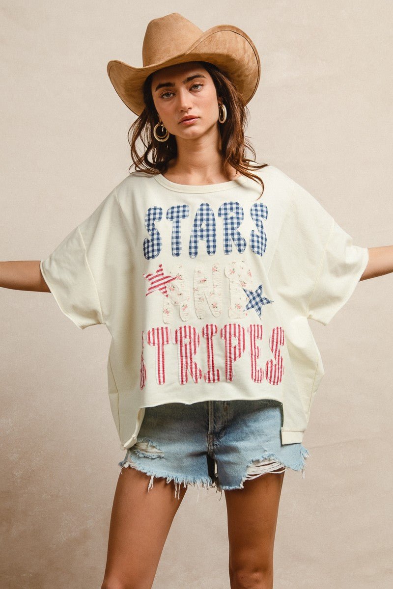 Oh Beautiful For Spacious Skies Tee - Brick + Boho