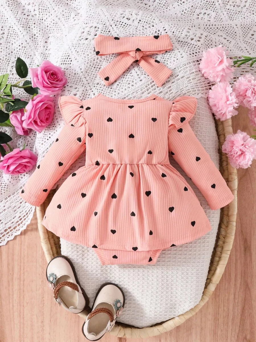 Oracle Ruffle Bodysuit Dress - Brick + Boho