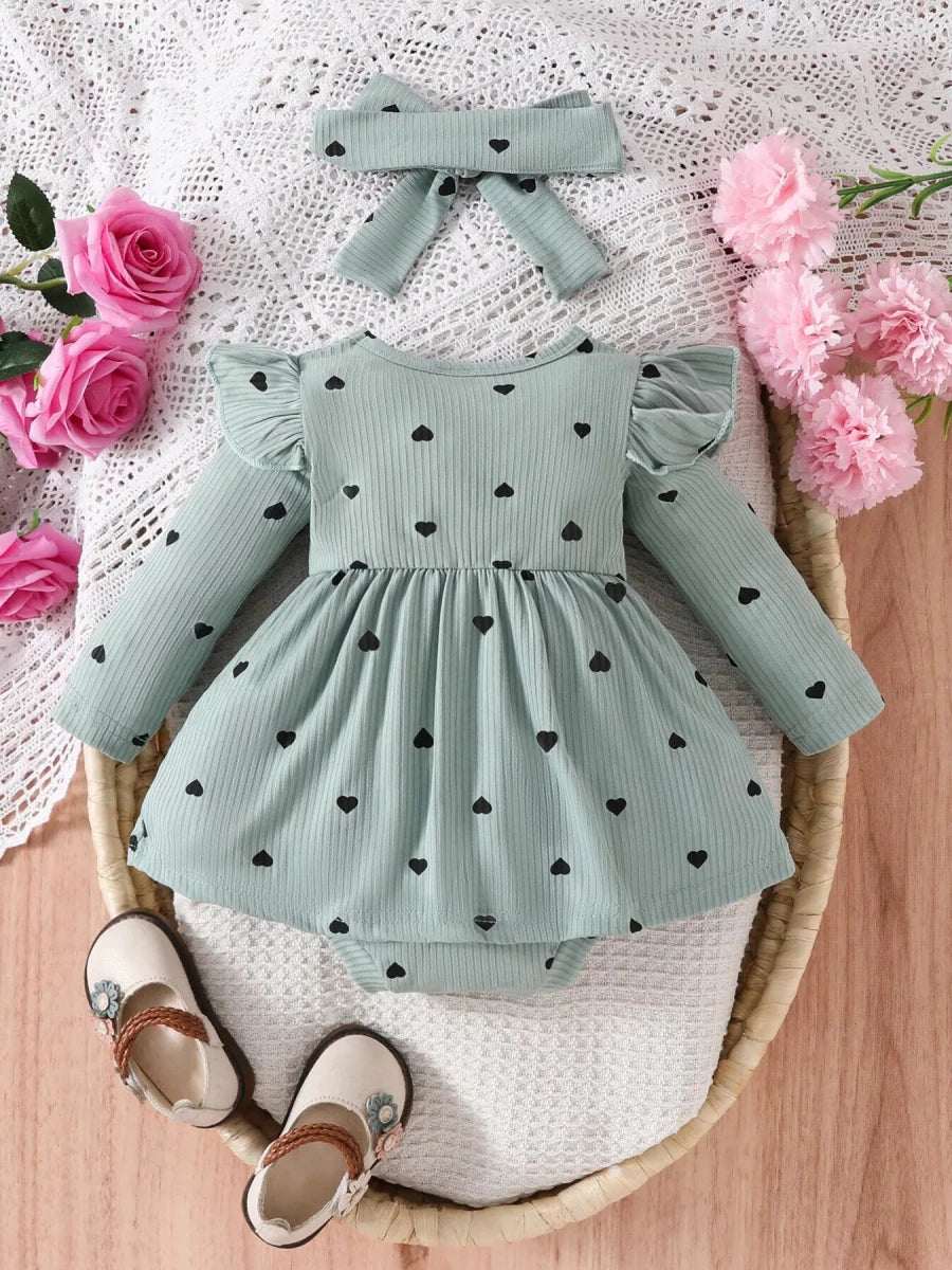 Oracle Ruffle Bodysuit Dress - Brick + Boho