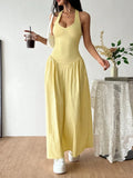 Passport Ready Halter Maxi - Brick + Boho