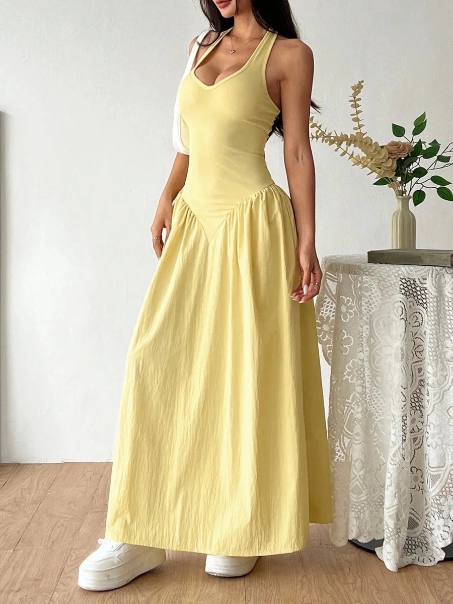 Passport Ready Halter Maxi - Brick + Boho