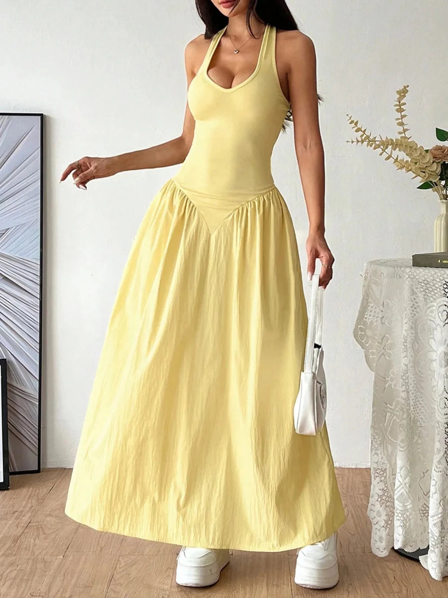 Passport Ready Halter Maxi - Brick + Boho