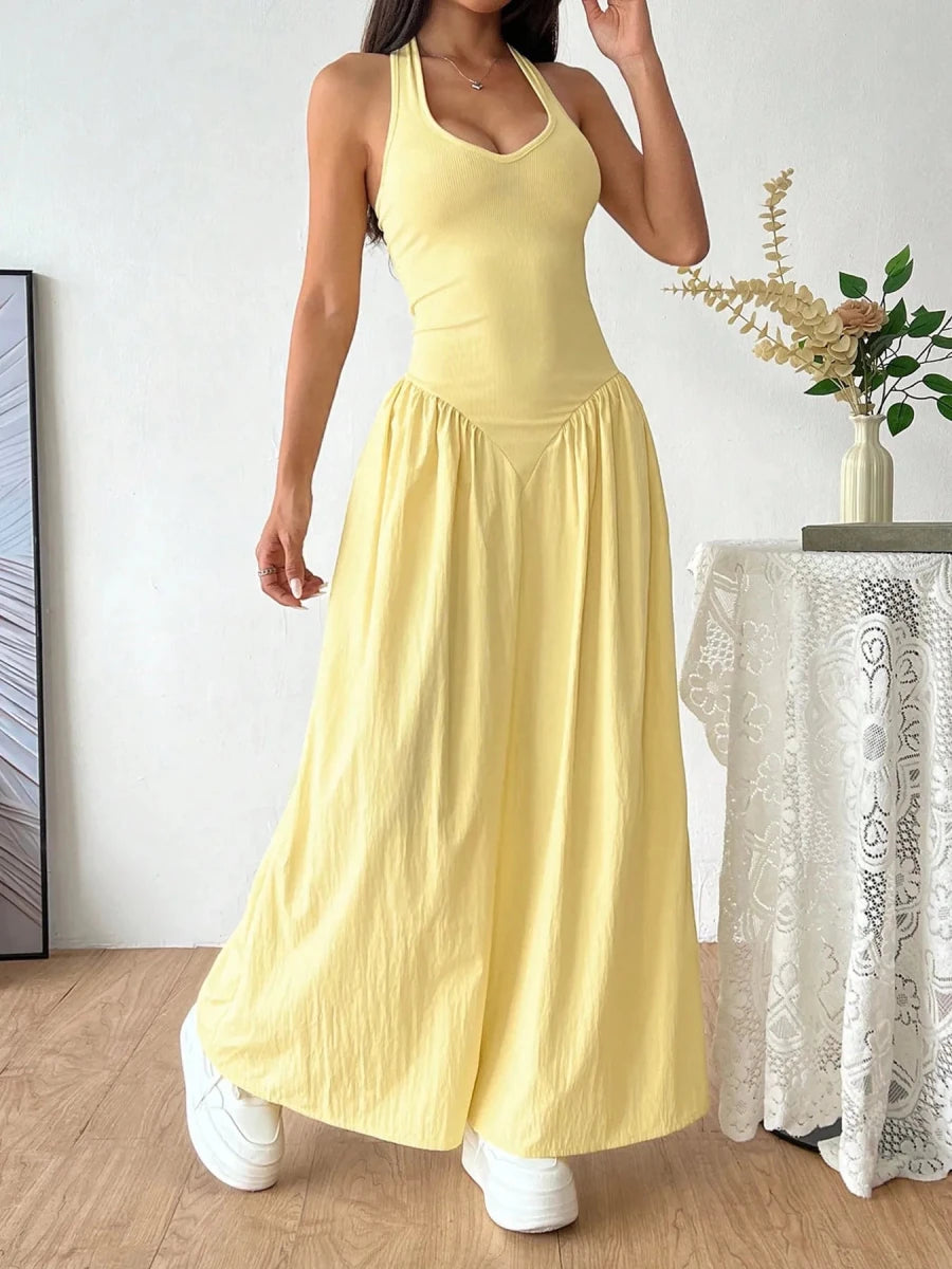 Passport Ready Halter Maxi - Brick + Boho