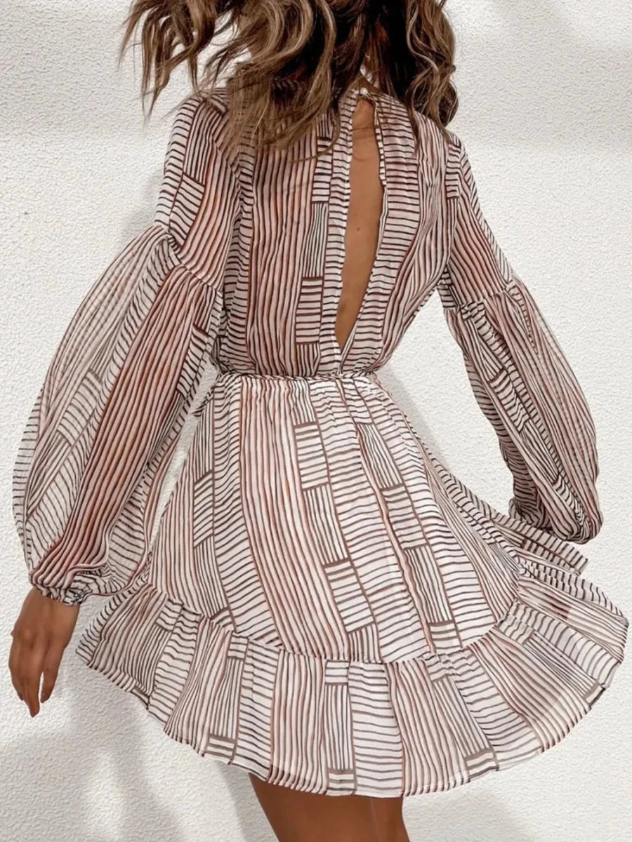 Patchwork Sunset Wrap Dress - Brick + Boho