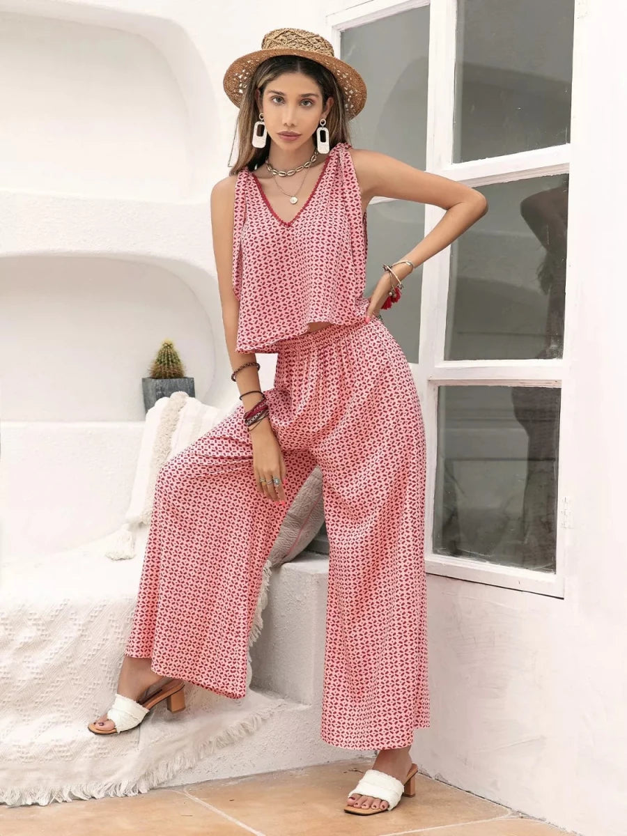 Portico Embroidered Two - Piece - Brick + Boho