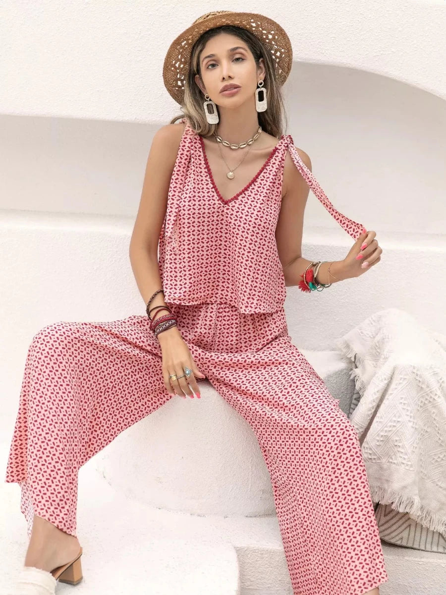 Portico Embroidered Two - Piece - Brick + Boho