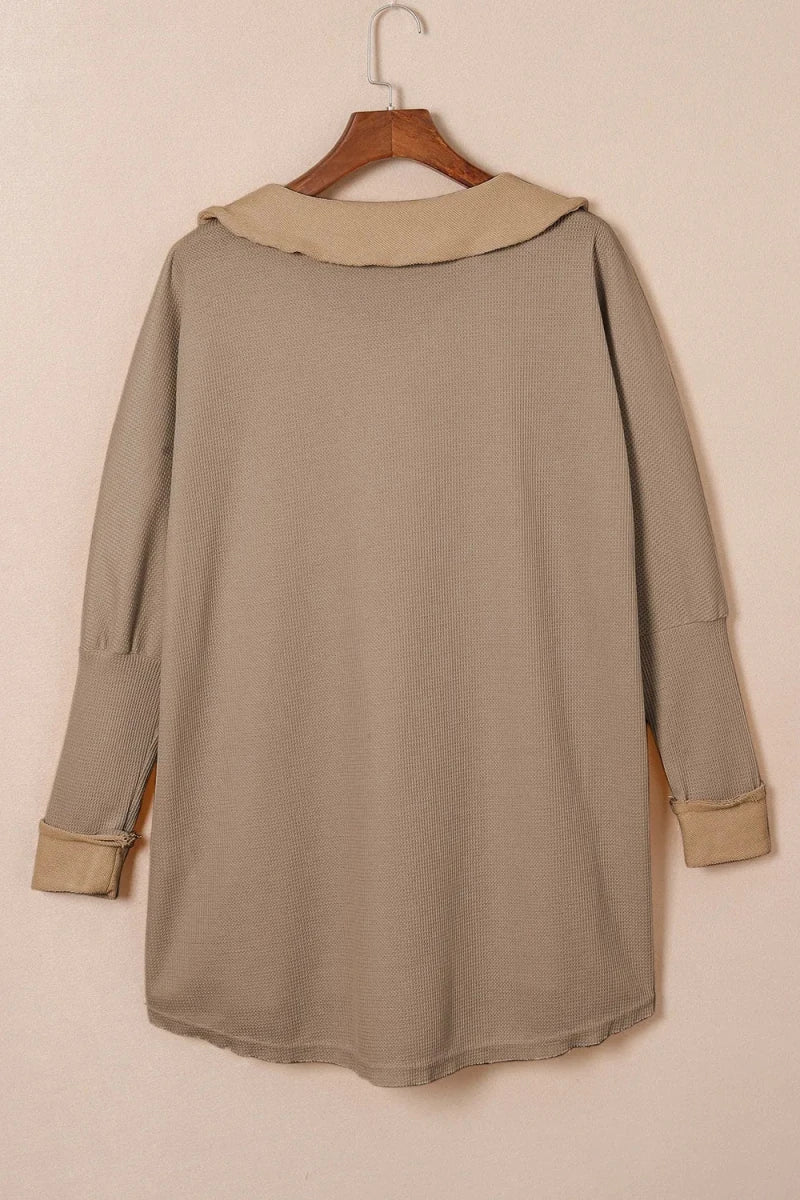 Primal Button Knit Mini - Brick + Boho