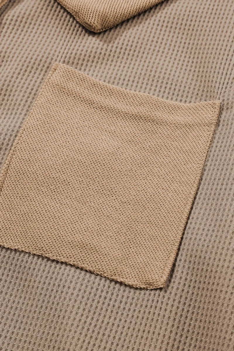 Primal Button Knit Mini - Brick + Boho