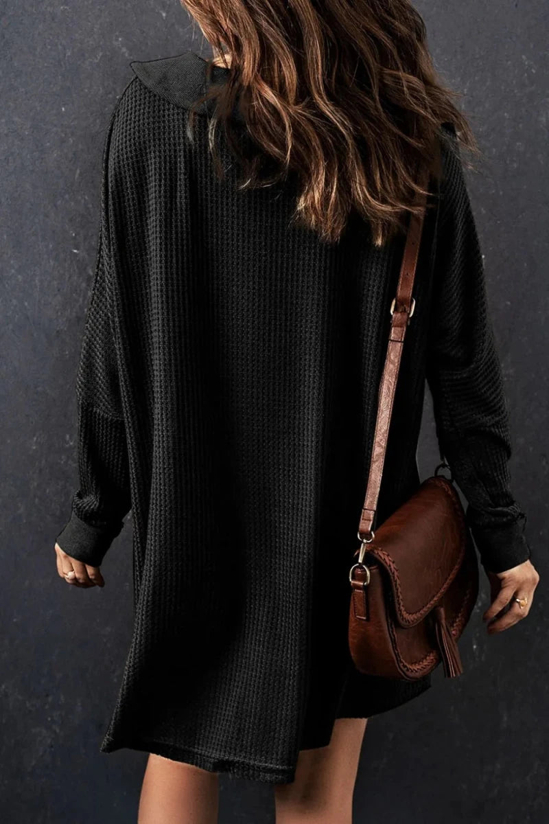 Primal Button Knit Mini - Brick + Boho
