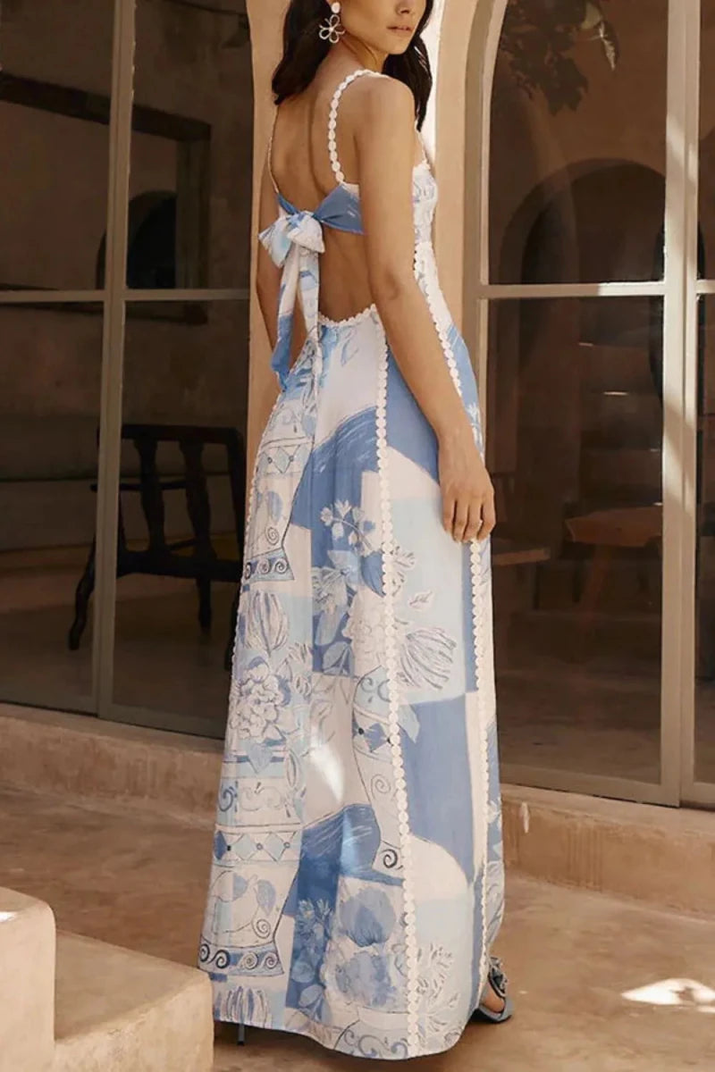 Rainforest Eyelet Maxi - Brick + Boho