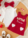 Refined Ruffle Dress Set - Brick + Boho