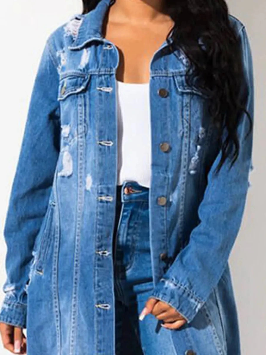 Resolute Distressed Jacket - Brick + Boho