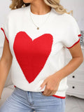 Retro Beat Sacred Heart Knit - Brick + Boho