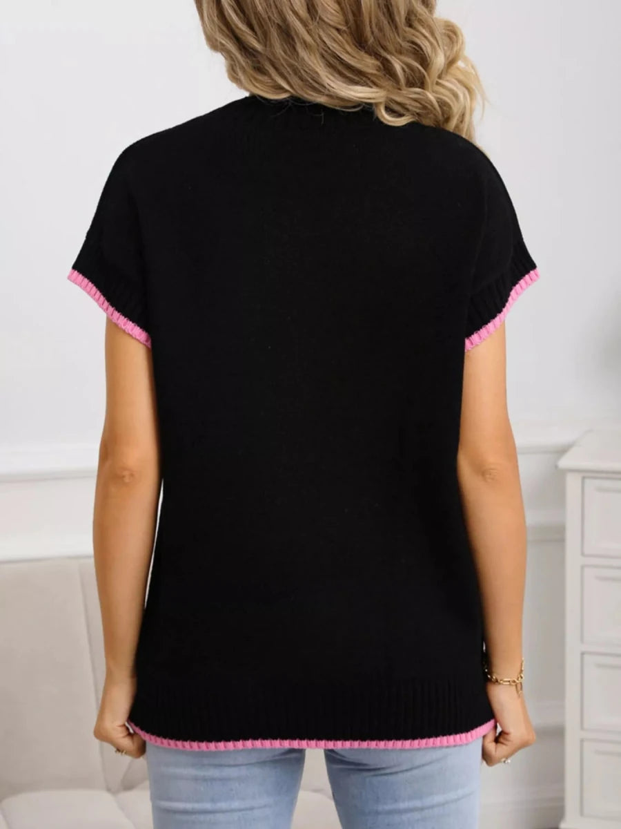 Retro Beat Sacred Heart Knit - Brick + Boho