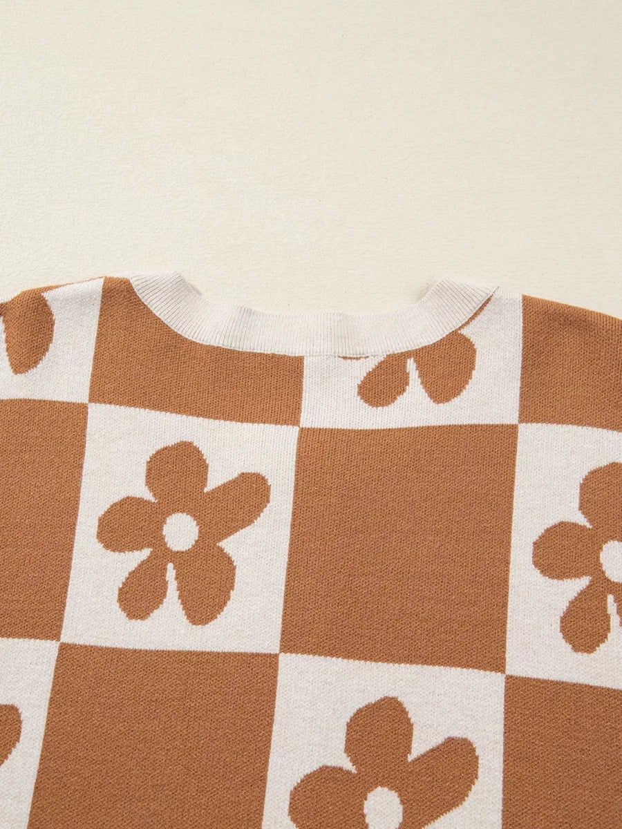 Retro Dreams Henley - Brick + Boho