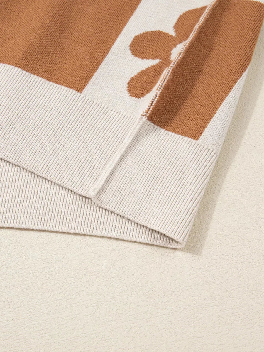Retro Dreams Henley - Brick + Boho