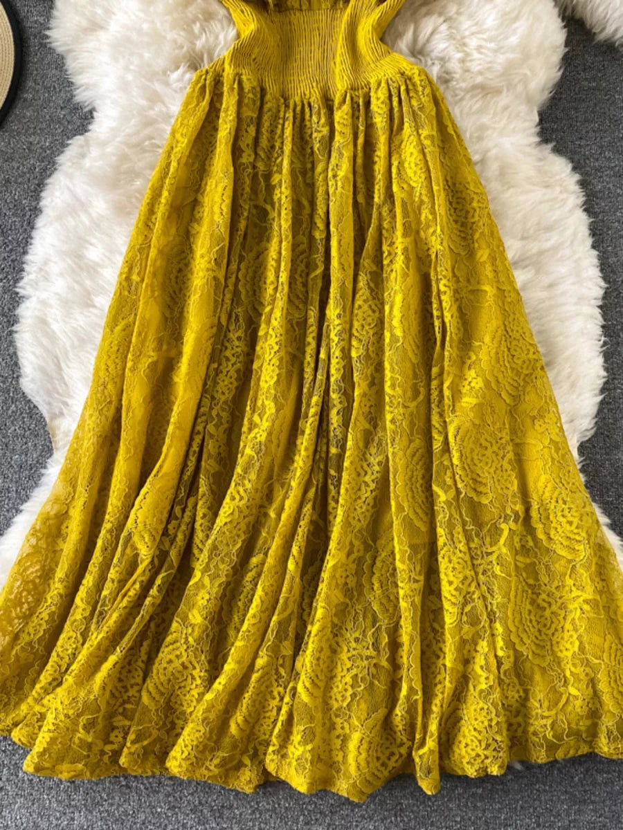 Ruffled Reverie Maxi Dress - Brick + Boho