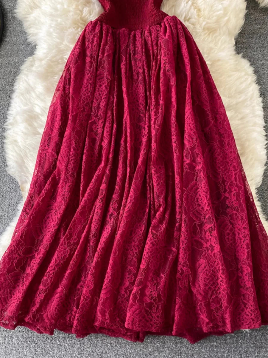 Ruffled Reverie Maxi Dress - Brick + Boho