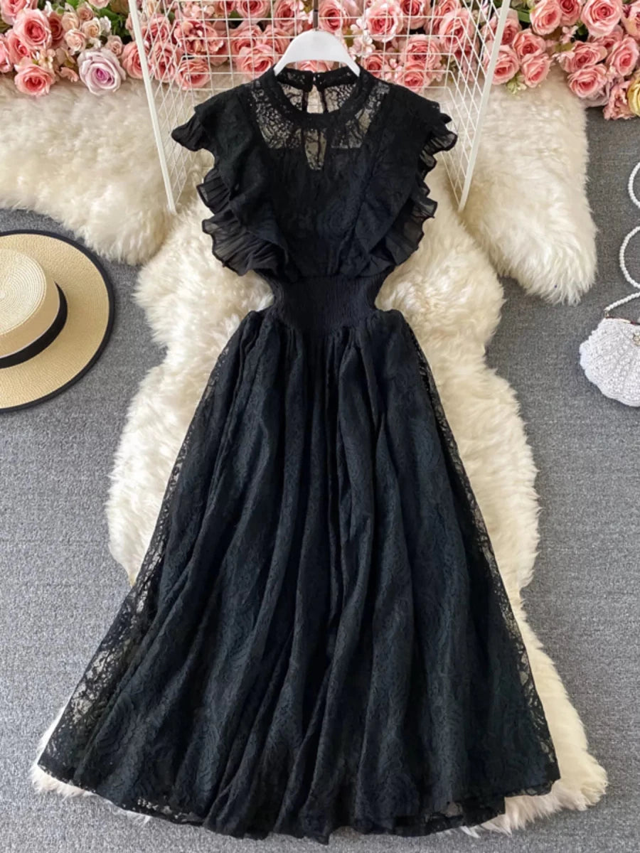 Ruffled Reverie Maxi Dress - Brick + Boho