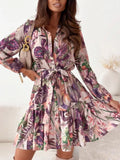 Saharan Cinch Mini Dress - Brick + Boho