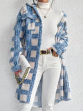 Satin - Slide Belted Coat - Brick + Boho