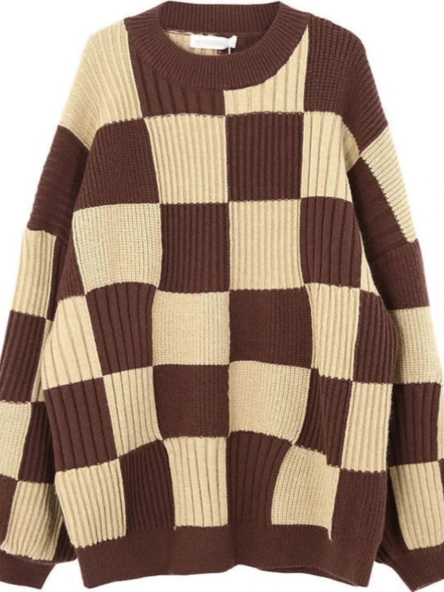 Silhouette Knit Sweater - Brick + Boho